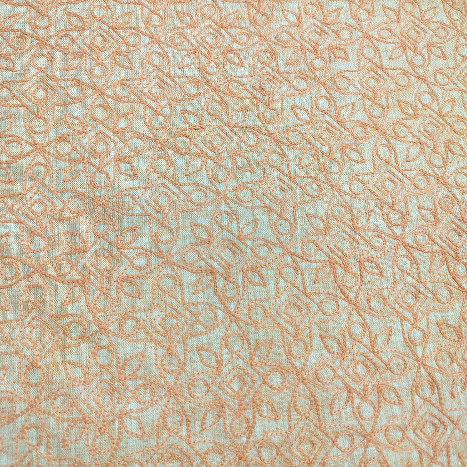 Orange Traditional Thread Embroidery Linen KT-16840