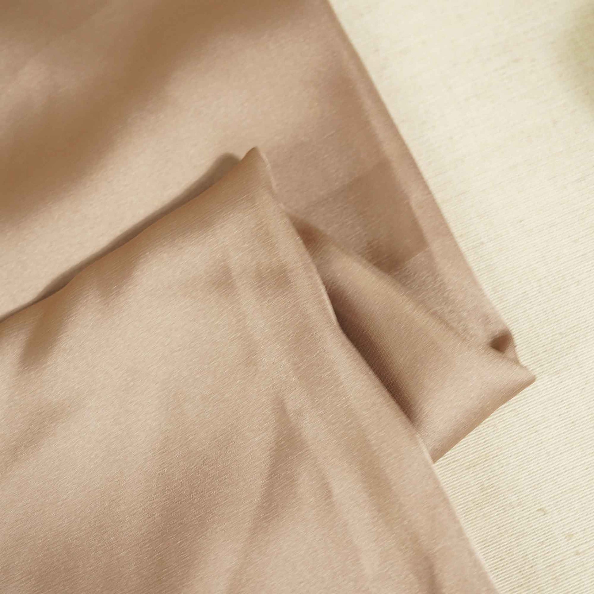 Brown Solid Celina Satin OB-16858