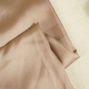 Brown Solid Celina Satin OB-16858