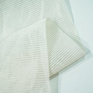 Silver Stripes Jacquard Pure Silk Zari KRE-16891