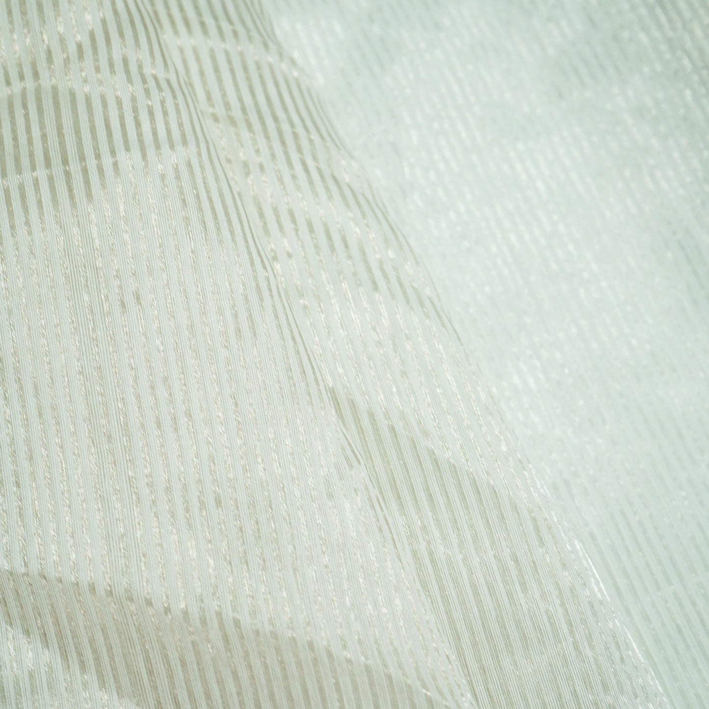 Silver Stripes Jacquard Pure Silk Zari KRE-16891