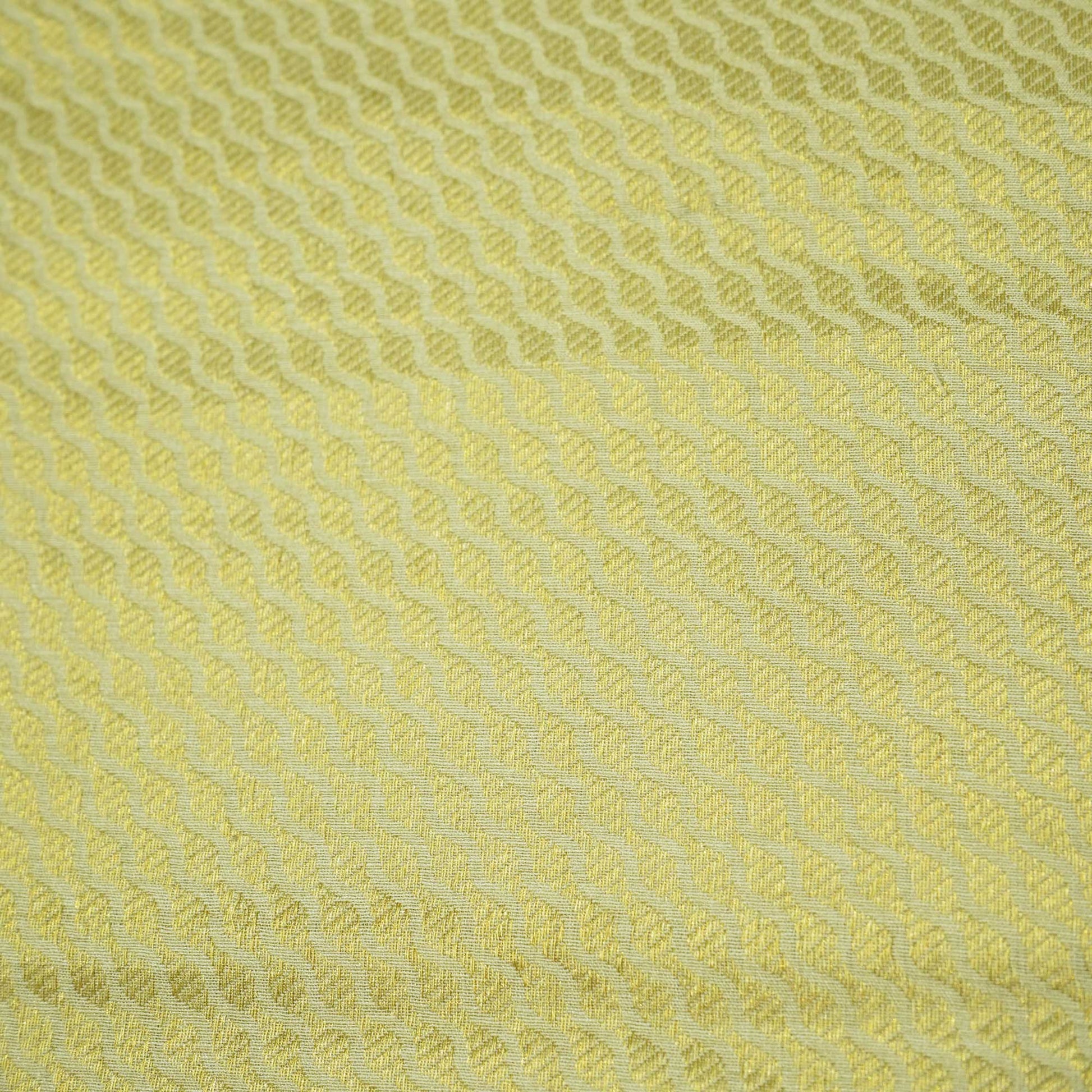 Gold Abstract Jacquard Munga Silk KRE-16933
