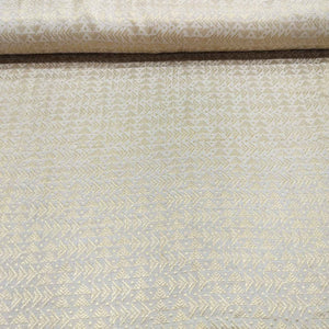 Gold Traditional Abstract Jacquard Munga Silk KRE-16937