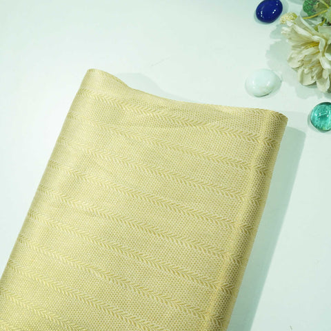 Gold Traditional Jacquard Chiffon Silk KRE-16942