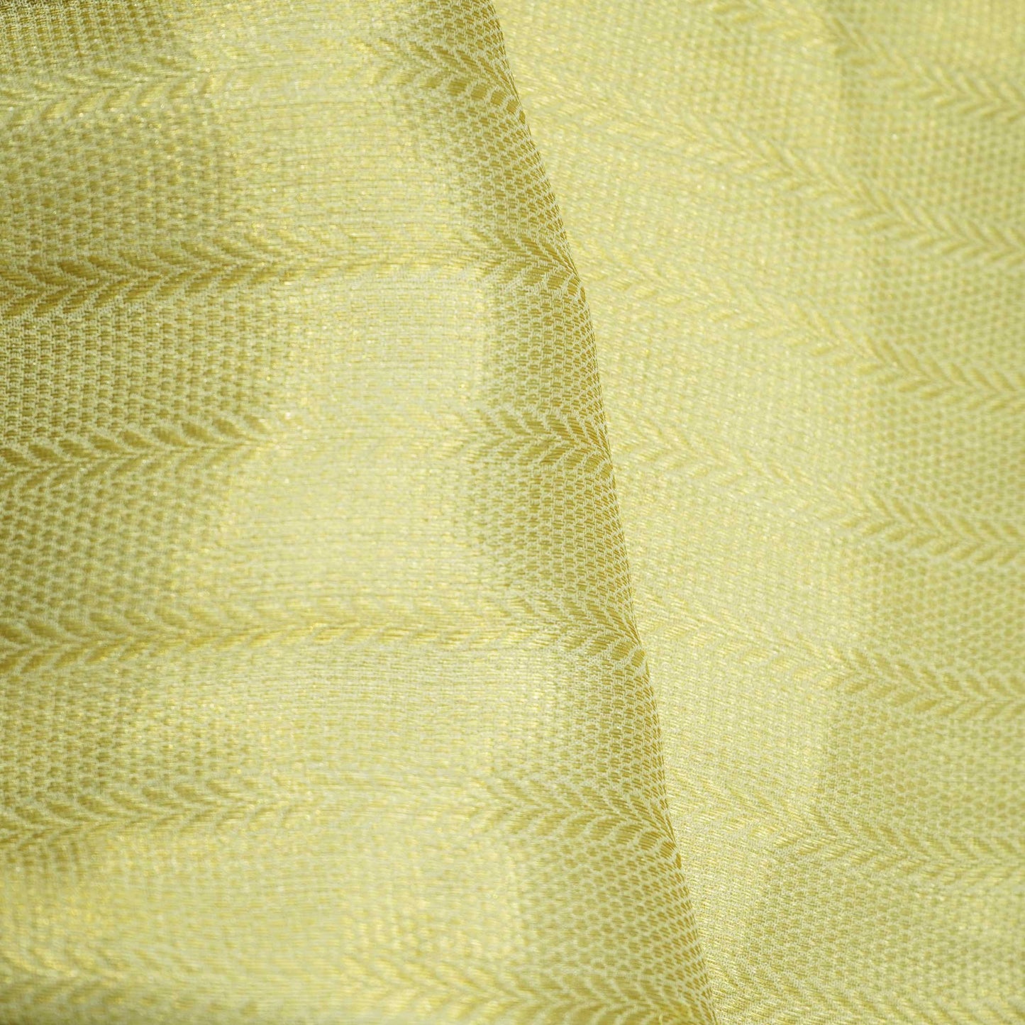 Gold Traditional Jacquard Chiffon Silk KRE-16942