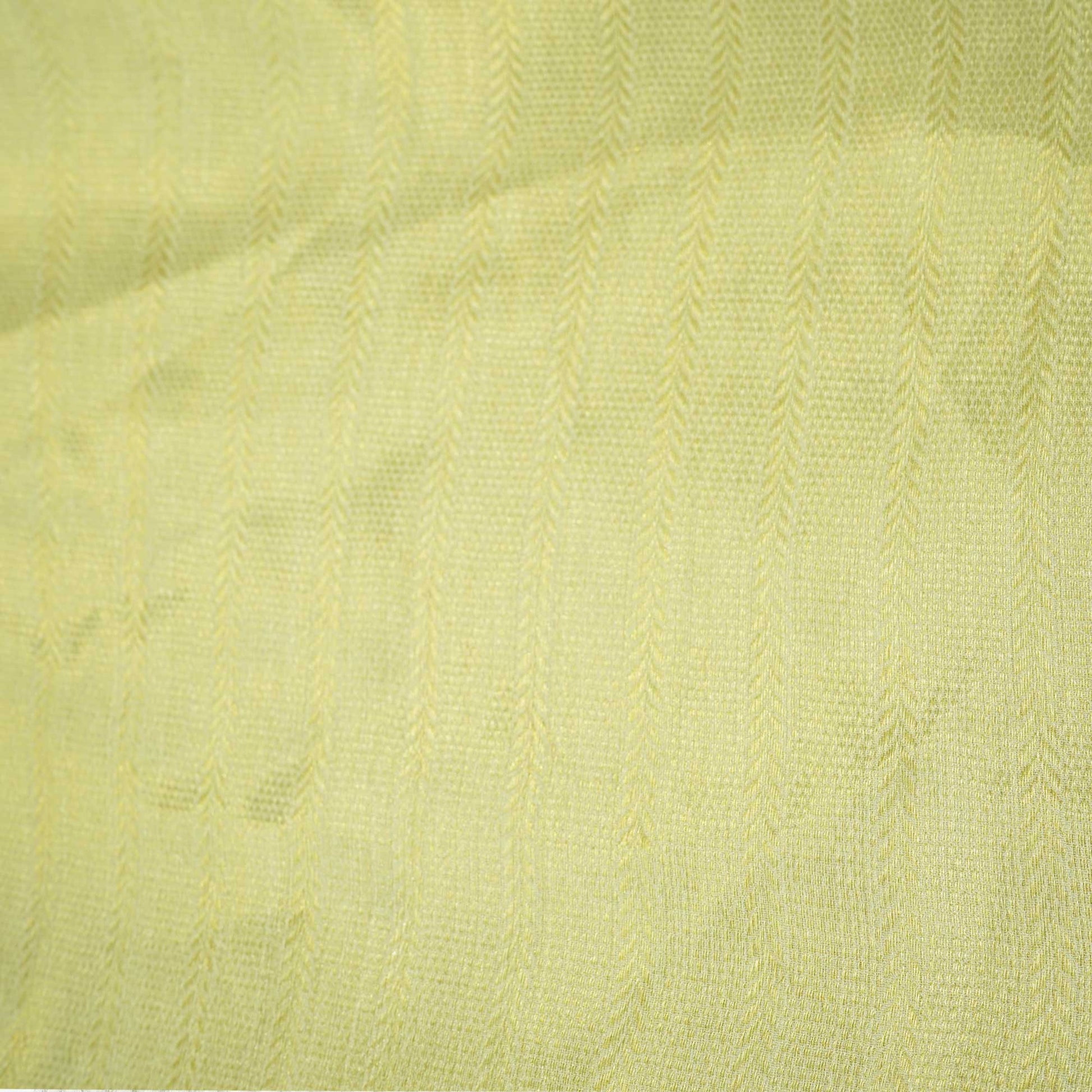Gold Traditional Jacquard Chiffon Silk KRE-16942