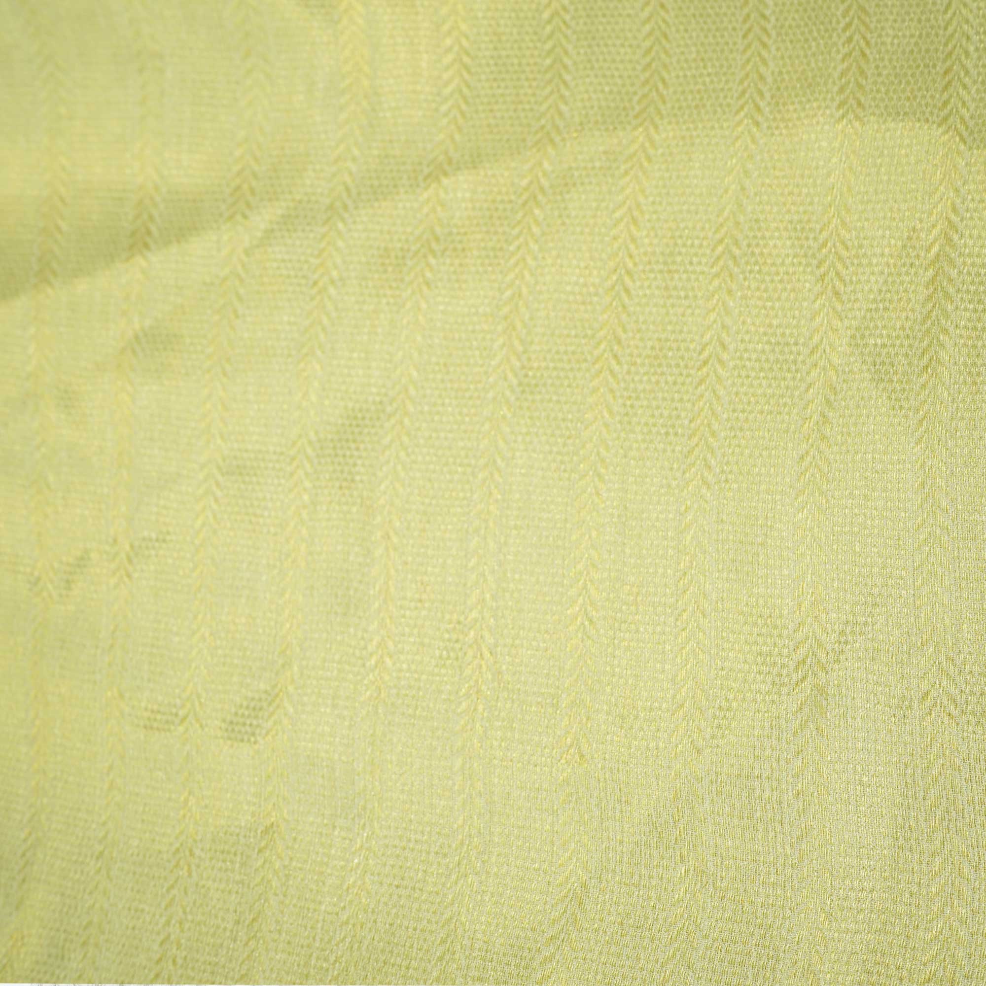 Gold Traditional Jacquard Chiffon Silk KRE-16942