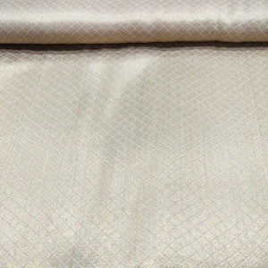 Gold Geometrical Abstract Jacquard Chiffon Silk KRE-16944