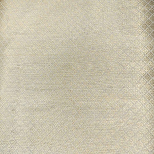 Gold Geometrical Abstract Jacquard Chiffon Silk KRE-16944