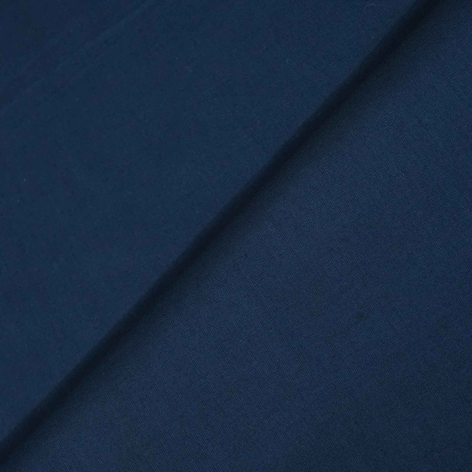 Blue Solid Cotton Malmal MSMR-17008