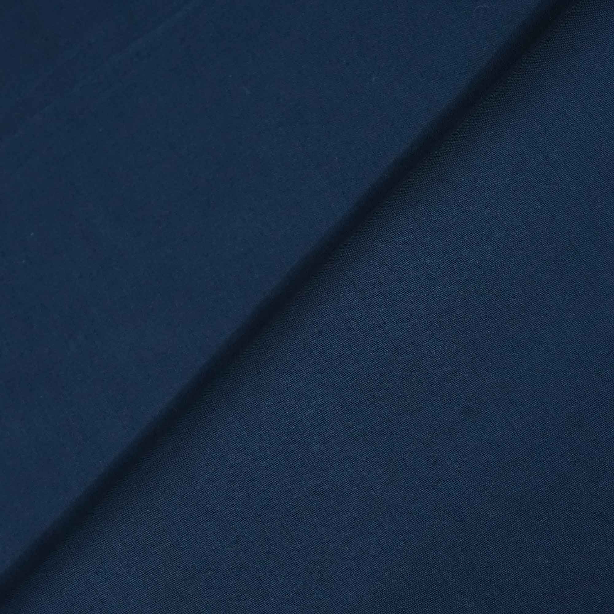 Blue Solid Cotton Malmal MSMR-17008
