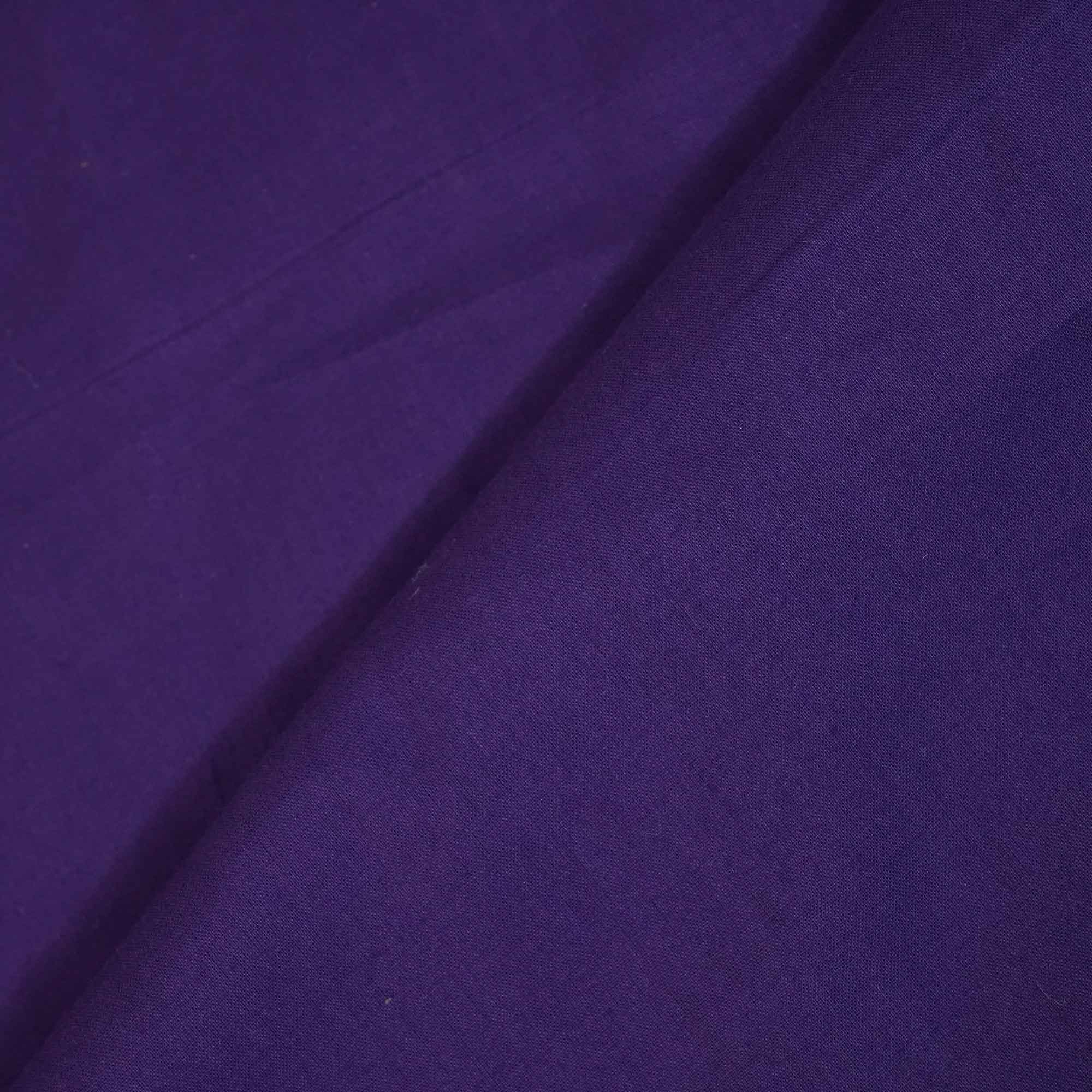 Dark Purple Solid Cotton Malmal MSMR-17010