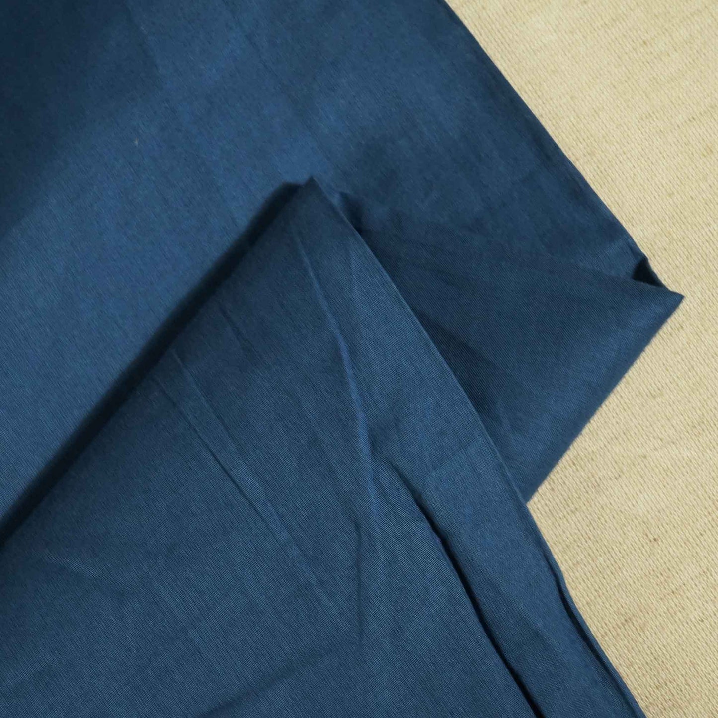 Navy Blue Solid Cotton Mulmul MSMR-17019