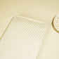 Off White Gold Stripes Jacquard Pure Silk Zari KRE-17076
