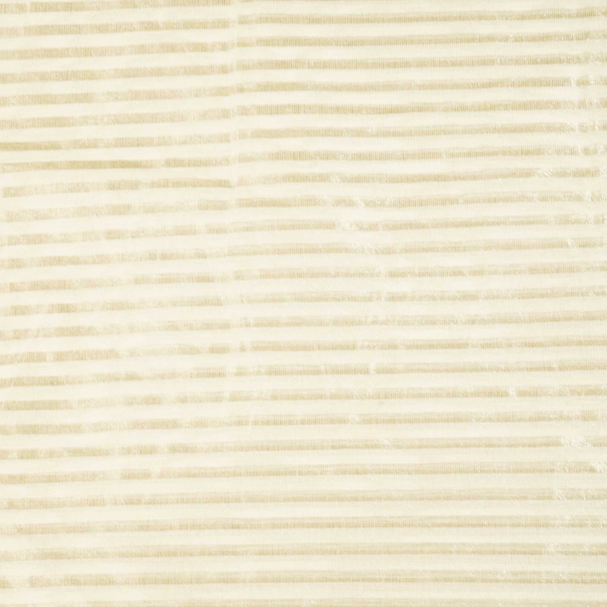Off White Gold Stripes Jacquard Pure Silk Zari KRE-17076