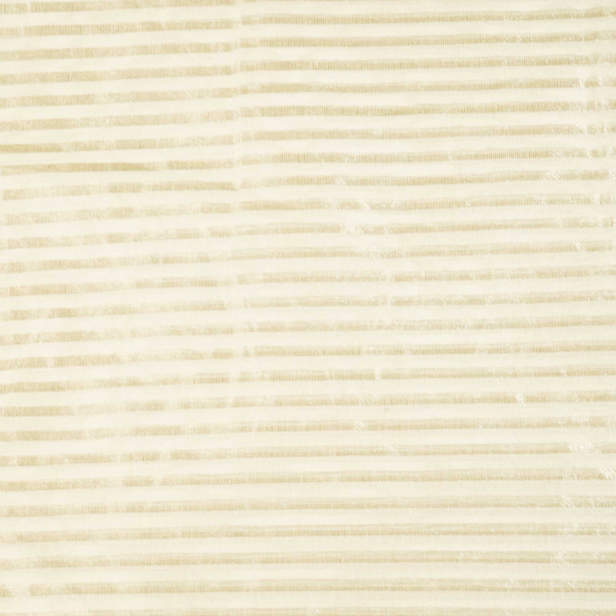 Off White Gold Stripes Jacquard Pure Silk Zari KRE-17076