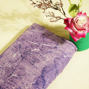 Purple Abstract Print Georgette GT-17116