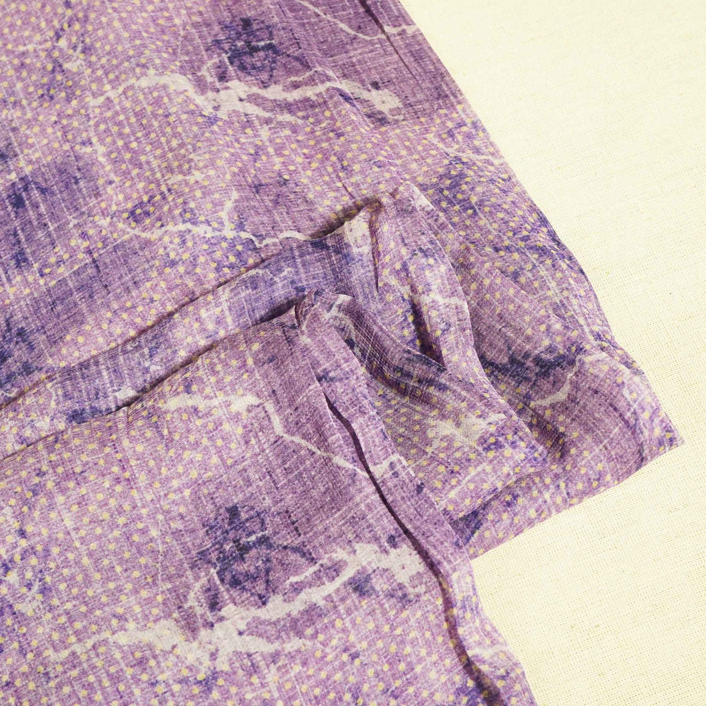 Purple Abstract Print Georgette GT-17116