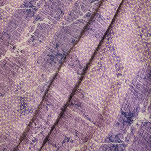 Purple Abstract Print Georgette GT-17116