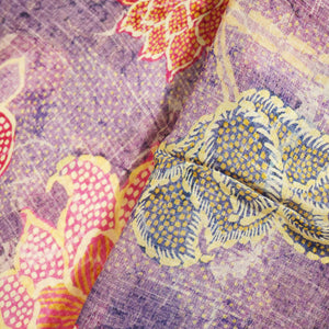 Purple Floral Print Georgette GT-17117