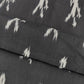 Mustard Yellow Ikkat Print Cotton Fabric