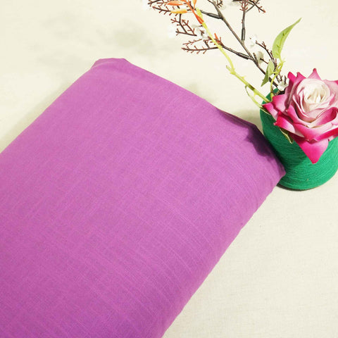 Light Purple Solid Fabric Cotton Linen Slub SH-17234