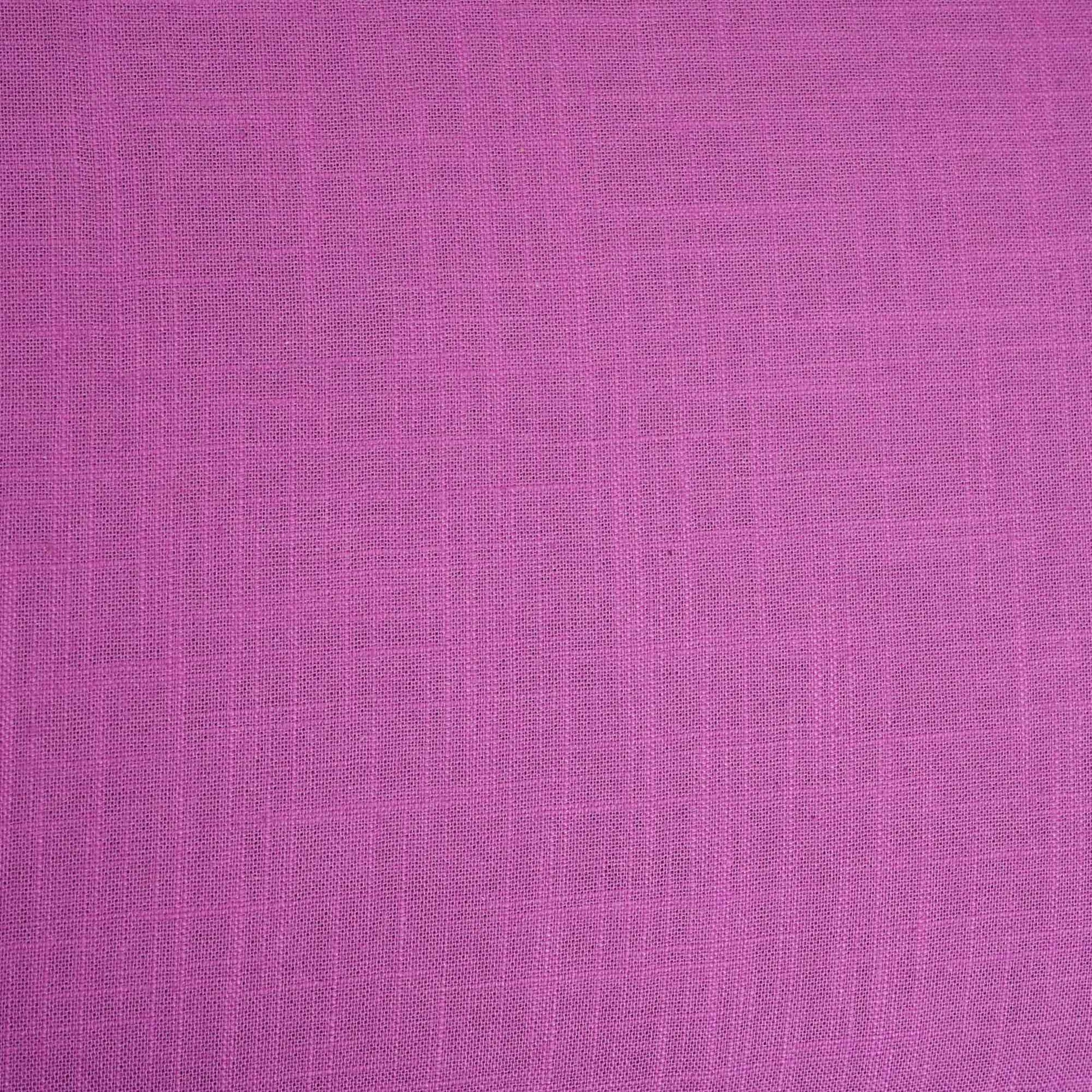 Light Purple Solid Fabric Cotton Linen Slub SH-17234