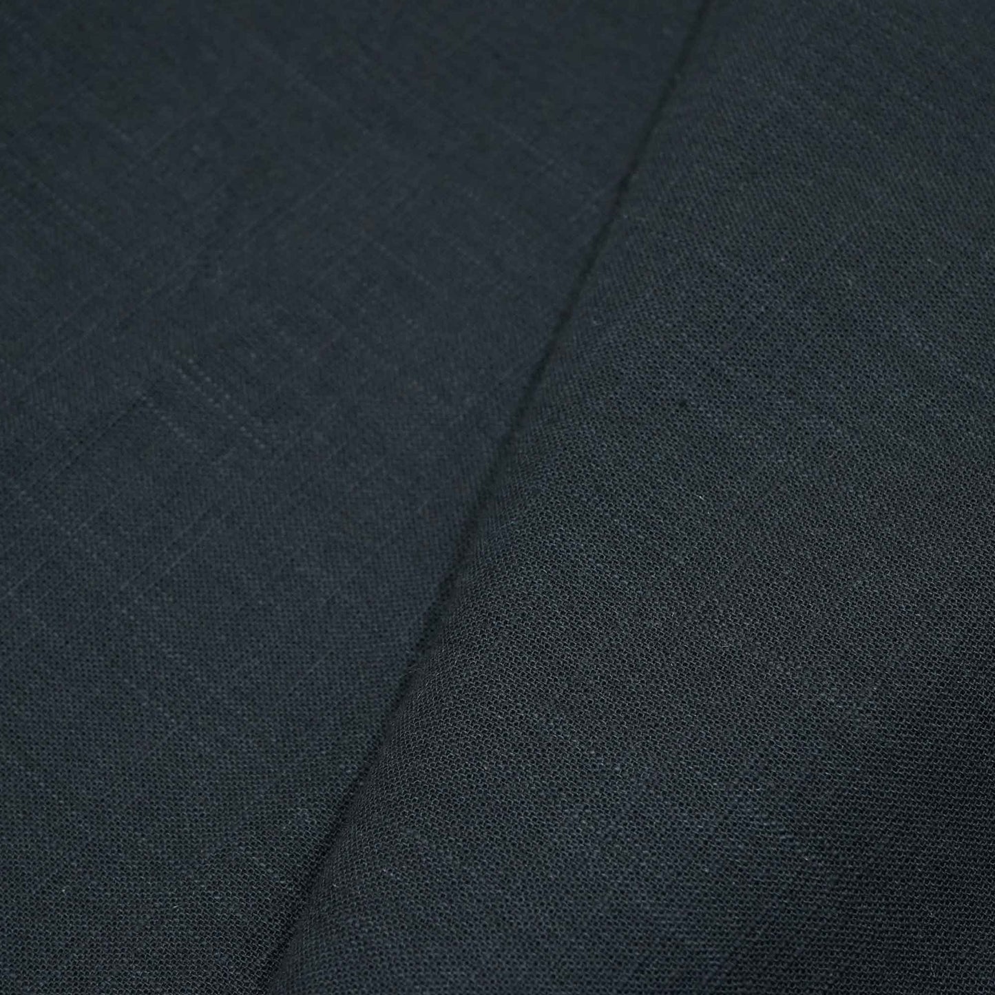 Dark Grey Solid Fabric Cotton Linen Slub SH-17237