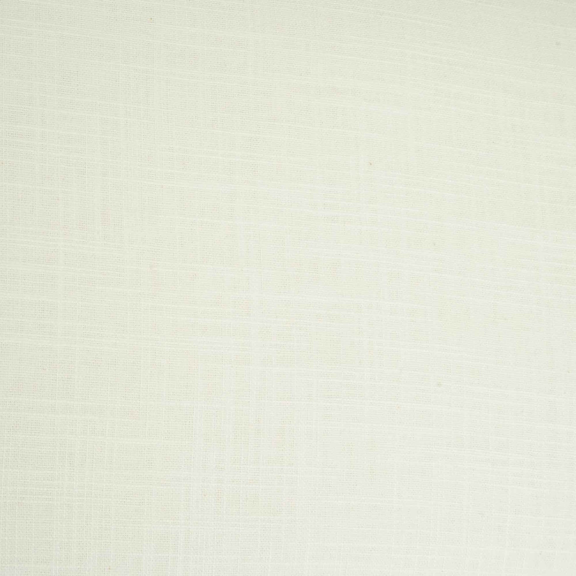 White Solid Fabric Cotton Linen Slub SH-17239