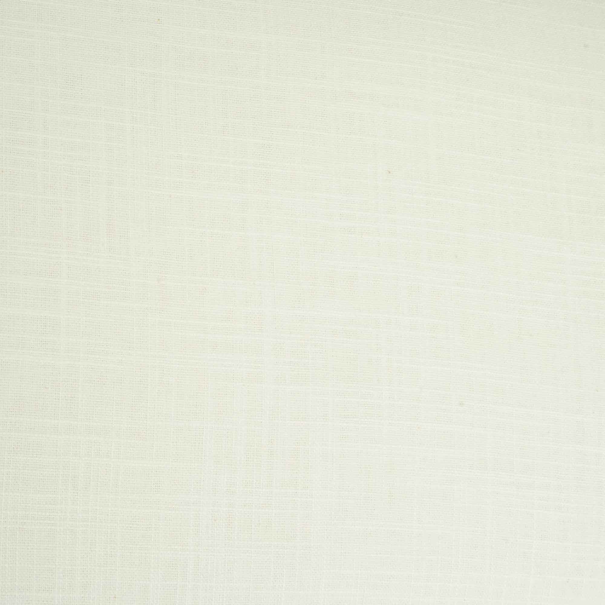White Solid Fabric Cotton Linen Slub SH-17239