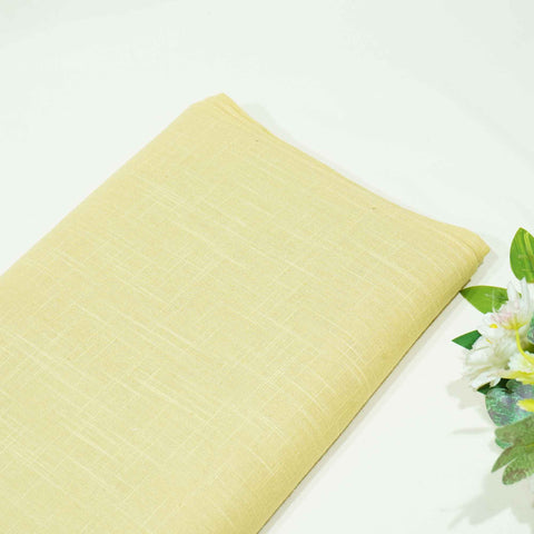 Creame Solid Fabric Cotton Linen Slub SH-17246