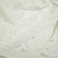 White Floral Embroidery Cotton Schiffli SKE-17254
