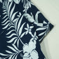 Blue White Floral Print Rayon Fabric AF-17327