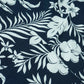Blue White Floral Print Rayon Fabric AF-17327