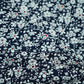Black Floral Print Rayon Fabric AF-17345