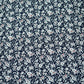 Black Floral Print Rayon Fabric AF-17345