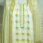 Creame Multicolor Tread Floral Embroidery Suit Set With Dupatta (Cotton, Dupatta-Mulmul)