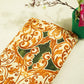 Dark Green Creame Tropical Print Viscose Muslin SS-17455