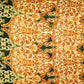 Dark Green Creame Tropical Print Viscose Muslin SS-17455