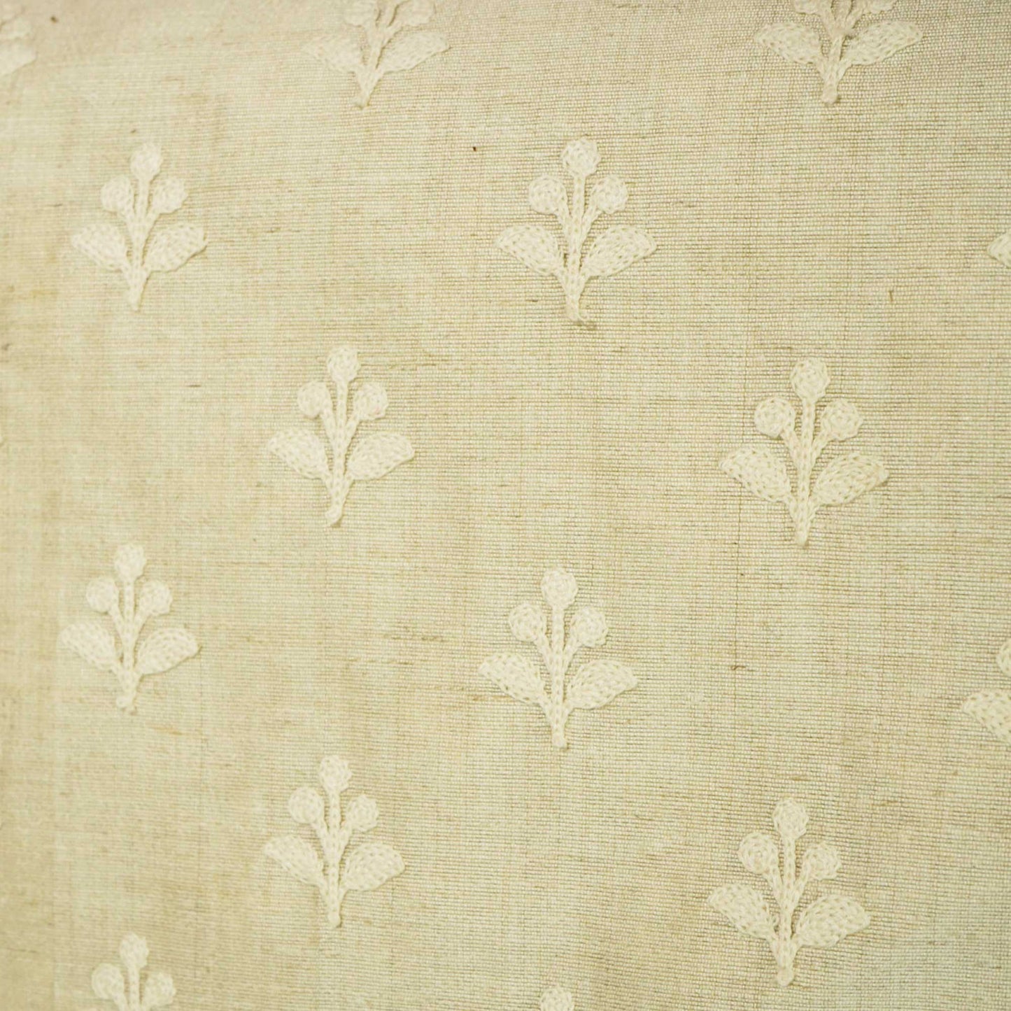 Cream Traditional Embroidery Khadi Silk KT-17489
