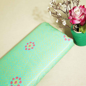 Light Green Bandhani Print Gaji Silk GT-17522