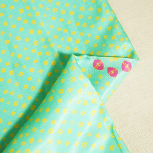 Light Green Bandhani Print Gaji Silk GT-17522