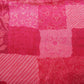 Dark Pink Chec Floral Print Crepe GT-17524