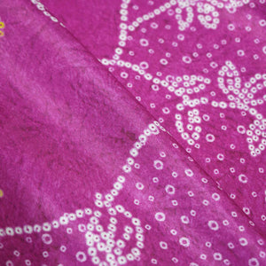 Pink Bandhani Print Gaji Silk GT-17528