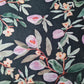 Premium Black Floral Print Cotton Fabric