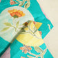 Green Floral Print Cotton Fabric RT-17572