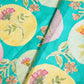 Green Floral Print Cotton Fabric RT-17572