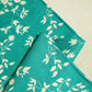 Off White Floral Print Cotton Fabric RT-17583