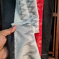 Premium Black and Red IKKAT Prints Dupatta Cotton Fabric