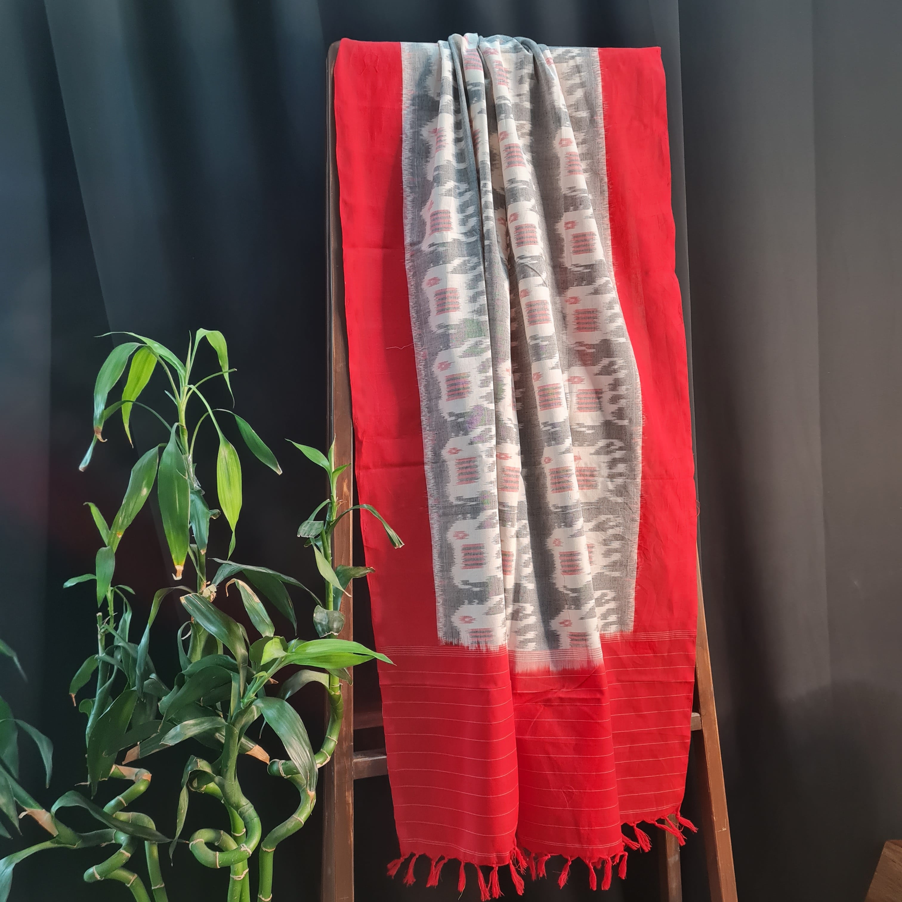 Ikkat cotton dupattas online sales